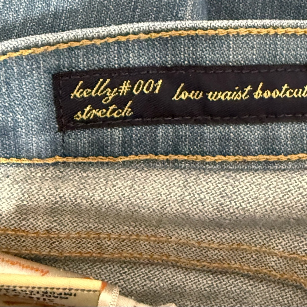 CITIZENS OF HUMANITY Kelly 001 Y2K Low Rise Flare Jeans 27x32 - Picture 9 of 10